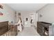 This Bedroom features neutral walls and is furnished with a crib, changing table, and teepee at 157 Talbert Town Loop, Mooresville, NC 28117