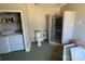 Practical laundry room with a shower and washing machine at 228 Hazeleen Ave, Belmont, NC 28012