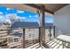 Stylish balcony featuring modern railings and a small table, perfect for enjoying outdoor views at 2401 Euclid Ave # 306, Charlotte, NC 28203