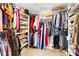 Walk-in closet with ample storage space and organization for clothing, shoes, and accessories at 2401 Euclid Ave # 306, Charlotte, NC 28203