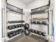Well-organized gym featuring weight racks, medicine balls, and kettlebells for diverse training options at 2401 Euclid Ave # 306, Charlotte, NC 28203