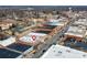 An aerial view pinpoints this property, set against a beautiful town, indicating its desirable location at 300 S Main St # K, Salisbury, NC 28144