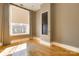 Bedroom with large window and wood floors at 300 S Main St # K, Salisbury, NC 28144