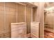 Walk-in closet with wire shelves and built in storage drawers at 300 S Main St # K, Salisbury, NC 28144