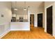Open-concept living and kitchen area with stainless steel appliances at 300 S Main St # K, Salisbury, NC 28144