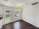 Charming breakfast nook with natural light, a glass door to the backyard, and hardwood floors at 313 Pelling Dr, York, SC 29745