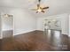 Bright living room with vaulted ceiling and view to kitchen at 313 Pelling Dr, York, SC 29745