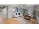 Comfortable living room with neutral decor and views of the landscaped yard at 512 Rhodes Ave, Kings Mountain, NC 28086