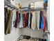 Walk-in closet with metal shelving, rods with ample hanging storage and shoes at 531 Red Wolf Ln, Clover, SC 29710