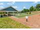 Community bocce ball court and covered picnic tables, providing a recreational space for residents at 8418 Loxton Cir, Charlotte, NC 28214