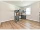 Loft bed, perfect for a bedroom, with hardwood flooring and a sunlit window at 9432 Liberty Hill Dr, Mint Hill, NC 28227