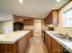 This kitchen has modern cabinets and stainless steel appliances at 1085 Cedar Hill Dr, Rockwell, NC 28138