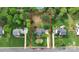 Aerial view of home showcasing the lot, landscaping, and outdoor features at 2217 Heath Lake Dr, Mint Hill, NC 28227