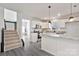 Modern kitchen featuring granite countertops, stainless steel appliances, and an island at 3099 Windsor Trace Dr, Fort Mill, SC 29707