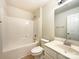 Bathroom with shower, vanity, and toilet at 4910 Summerside Dr, Clover, SC 29710