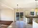Eat-in kitchen featuring tile floors, stainless steel appliances, and sliding doors to deck at 4910 Summerside Dr, Clover, SC 29710