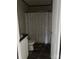 Bathroom featuring a vanity and a shower with a polka dot shower curtain at 514 Eagle Mills Rd # 3, Hamptonville, NC 27020