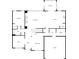 Detailed floor plan showcasing the layout of the first floor, including the kitchen, living room, and garage at 6234 Artigas Dr, Fort Mill, SC 29707
