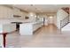 Bright, open kitchen featuring stainless steel appliances and a large center island at 730 Autumn Sage Dr, Indian Trail, NC 28079