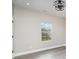 Bedroom with wood-look flooring and a window with view at 1010 Wilmouth St, Shelby, NC 28152