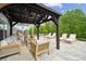 Outdoor patio with pergola, lounge chairs, and comfortable seating, ideal for outdoor living and relaxation at 1082 Dorsey Dr, Fort Mill, SC 29715
