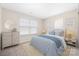 Cozy bedroom featuring neutral colors and a coordinated decor with bedside tables and a dresser at 11029 Ardglass Ct, Charlotte, NC 28213