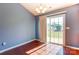 Dining area features natural light, wood-look floors and access to the exterior at 1362 Copper Creek Ln, Fort Mill, SC 29715
