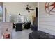 Covered patio includes an outdoor seating area and access to the backyard space at 16032 Hollingbourne Rd, Huntersville, NC 28078
