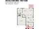 Detailed floor plan of the first floor, showcasing the layout of the living spaces at 205 Falls Cove Dr, Troutman, NC 28166