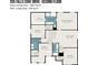 Second floor plan showcases bedrooms, bathrooms, laundry, and living areas layout at 205 Falls Cove Dr, Troutman, NC 28166