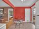 Bright dining area with a table and chairs, adjacent to the kitchen and living room at 2607 Vail Ave, Charlotte, NC 28207