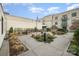 Inviting courtyard with well-maintained landscaping, providing a tranquil and aesthetically pleasing environment at 3920 Sharon Rd # 208, Charlotte, NC 28211