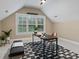 Spacious office area with a large window, modern desk, and a comfortable chair at 462 Barber Loop, Mooresville, NC 28117
