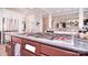 Close up of the kitchen island and countertops at 8509 Aspen Ct, Charlotte, NC 28227