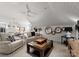 Finished basement with modern furnishings and décor, providing a comfortable and stylish space for relaxation and entertainment at 131 The Point Dr, Mooresville, NC 28117