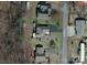 Aerial view of the property with a green border at 1420 28Th Sw St, Hickory, NC 28602