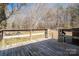Spacious wooden deck provides a great space for outdoor entertaining at 1547 Kings Rd, Shelby, NC 28150