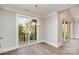 Bright dining room features a sliding glass door leading to the deck at 2069 Landry Ln # 233, Rock Hill, SC 29732
