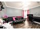 Creative bedroom featuring modern furniture and a unique design at 2622 Rolling Ridge Dr, Hickory, NC 28602