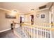 Upstairs hallway with carpet, neutral paint, and access to other rooms at 2622 Rolling Ridge Dr, Hickory, NC 28602