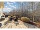 Spacious back patio with outdoor seating, perfect for entertaining and enjoying the backyard view at 3046 Denali Way, Rock Hill, SC 29732