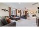 Open concept living room features multiple seating arrangements, natural lighting, and stylish accents at 3046 Denali Way, Rock Hill, SC 29732