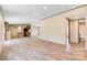Open-concept living area leads to kitchen and a glimpse of the bathroom at 3365 34Th Avenue Ne Ct, Hickory, NC 28601