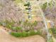 An aerial view shows property surrounded by lush trees in a peaceful and beautiful neighborhood at 348 Fleetwood Rd, York, SC 29745