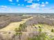 A beautiful aerial view of land featuring a mixture of grassy fields, tree coverage and residential homes at 348 Fleetwood Rd, York, SC 29745