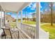 Inviting porch view featuring comfortable seating and a serene neighborhood backdrop at 348 Fleetwood Rd, York, SC 29745