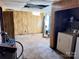 Spacious basement area with unfinished ceiling, a laundry area and space for storage at 4073 Lee Cline Rd, Conover, NC 28613