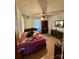 Cozy bedroom featuring hardwood floors, ceiling fan, and natural light at 4073 Lee Cline Rd, Conover, NC 28613
