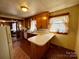 Functional kitchen featuring wood cabinets and plenty of counter space at 4073 Lee Cline Rd, Conover, NC 28613