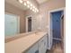 Bathroom features an extended vanity with lots of counter space and lots of lighting at 4080 Elks Park Rd, Rock Hill, SC 29732